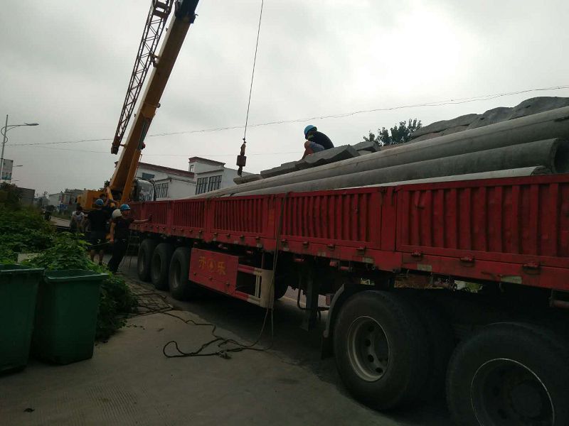 安徽淮南市壽縣瓦埠鎮(zhèn)渡口15米電桿電線桿到位