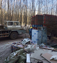 山西機電廠食堂廚房安裝卸貨圖